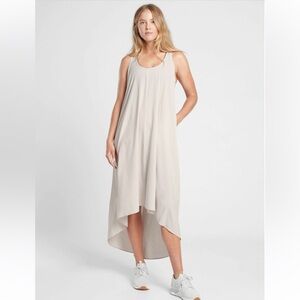 Athleta Presidio High Low Dress in Sand
